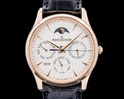 Master Ultra Thin Perpetual Calendar Rose Gold / Cream Dial UNWORN