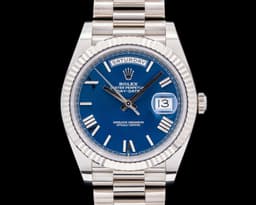 Day Date 228239 President 18K White Gold Blue Dial 40MM