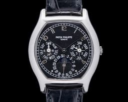 Perpetual Calendar 5040P Tonneau Platinum / Black Dial RARE