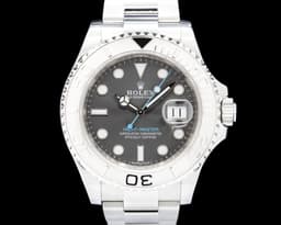 Yacht Master SS Dark Rhodium Dial / Platinum Bezel