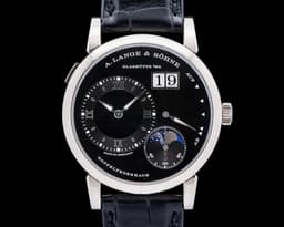 Lange 1 Moon 192.029 18K White Gold Black Dial