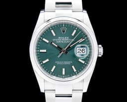 Datejust 126200 Mint Green / Oyster Bracelet