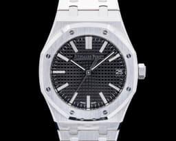 Royal Oak 15510ST Black Dial 41MM SS