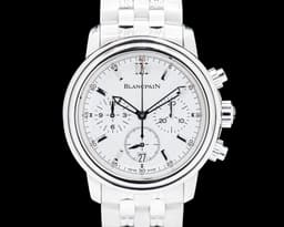 Leman Chronograph SS White Dial