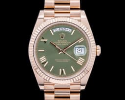 Day Date Presidential Everose Gold Green Dial 40MM