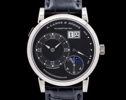 Lange 1 Moon 192.029 18K White Gold Black Dial