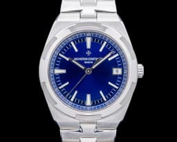 Overseas 4500v Automatic 41mm Blue Dial SS FULL SET