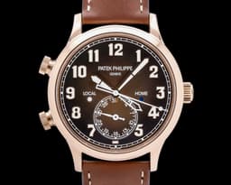 Calatrava 5524R Pilot Travel Time 18k Rose Gold