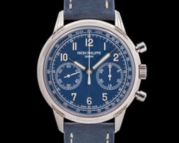 Chronograph 5172G 18K White Gold Blue Dial