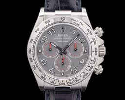 Daytona 116519 18K White Gold / Grey Arabic Dial