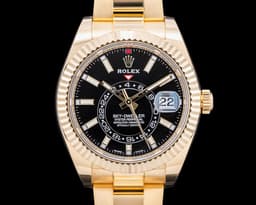 Sky Dweller 18K Yellow Gold / Black Dial