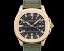 Aquanaut Jumbo 5065J 18K Yellow Gold / Rubber