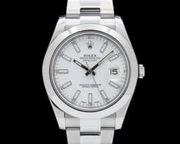 Datejust II 116300 SS White Dial