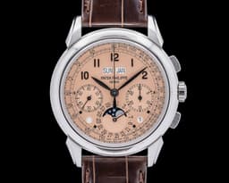 5270P Perpetual Calendar Chronograph Platinum Salmon Dial