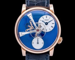 LM101 Legacy Machine Rose Gold / Blue Dial