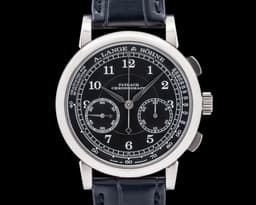 1815 Chronograph 414.028 18K White Gold Black Dial