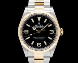 Explorer 36 Stainless Steel / Yellow Gold