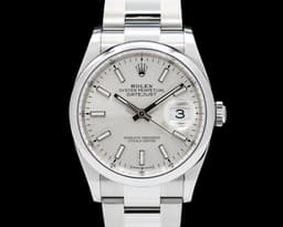 Datejust 36 126200 Silver Stick Dial 2024