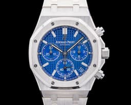 Royal Oak Chronograph Japan Limited Edition Blue Dial 18K WG 41MM