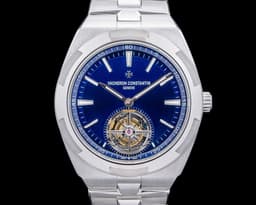 Overseas 6000V/110A Tourbillon SS Blue Dial