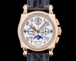 Sympathie S40 18K Rose Gold Double Retrograde Calendar Chronograph