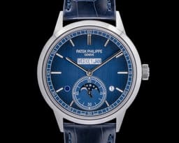 5236P In Line Perpetual Calendar Platinum Blue Dial UNWORN