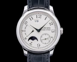 Octa Automatique Lune Platinum Silver Dial 40MM