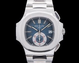 Nautilus 5980 Chronograph Blue Dial SS