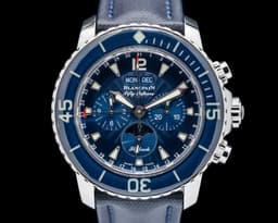 Fifty Fathoms Complete Calendar Flyback SS Blue Dial