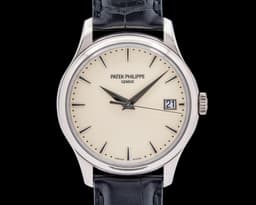 Calatrava 5227G Automatic 18K White Gold Ivory Dial