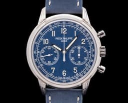 Chronograph 5172G 18K White Gold / Blue Dial