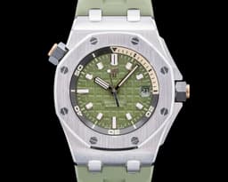 Royal Oak Offshore 15720ST Diver Green Dial