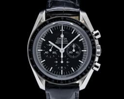 Speedmaster Professional Black Dial SS Hesalite