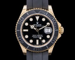 Yacht Master 18K Yellow Gold / Rubber 42MM