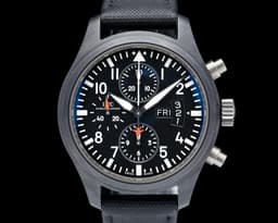 Pilot Chronograph Top Gun Ceramic Black Dial