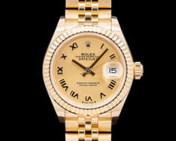 Lady Datejust 28mm 18K YG Jubilee / Champagne Roman Dial 2024