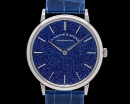 Saxonia Thin Manual Wind Blue Gold-Flux Dial