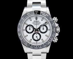 Daytona 116500 Ceramic Bezel SS White Dial "Panda"