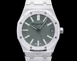 Royal Oak 15510ST Green Dial 41MM