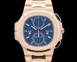 Nautilus 5990/1R Travel Time Chronograph 18K Rose Gold UNWORN 2024