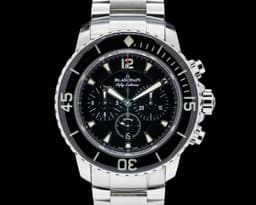 Fifty Fathoms Flyback Chronograph Black Dial SS