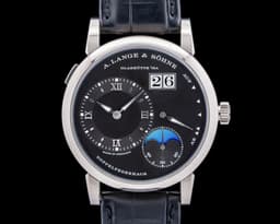 Lange 1 Moon 192.029 18K White Gold Black Dial