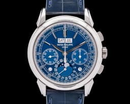 Perpetual Calendar 5270G-019 Chronograph 18K White Gold Blue Dial