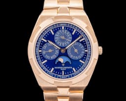 Overseas Perpetual Calendar Ultra-Thin 4300V Blue Dial 18K RG FULL SET