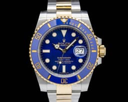 Submariner 116613LB Ceramic Blue Dial 18K Gold / SS