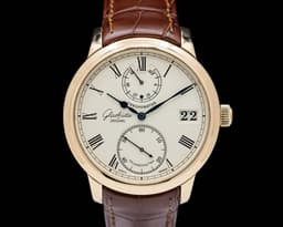 Senator Chronometer 18K Yellow Gold Silver Dial