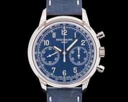 Chronograph 5172G 18K White Gold Blue Dial