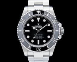 Submariner 124060 No Date 41 SS Black Dial