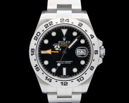 Explorer II 216570 SS Black Dial