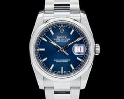 Datejust 36 SS Blue Dial